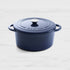 Wolstead Endure Round Enamel Cast Iron Casserole 26cm - 5L Navy