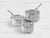 Wolstead Steeltek Ultra 3pc Stainless Steel Saucepan Set