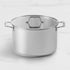 Wolstead Steeltek Ultra Stainless Steel Stockpot with Lid 28cm - 9L