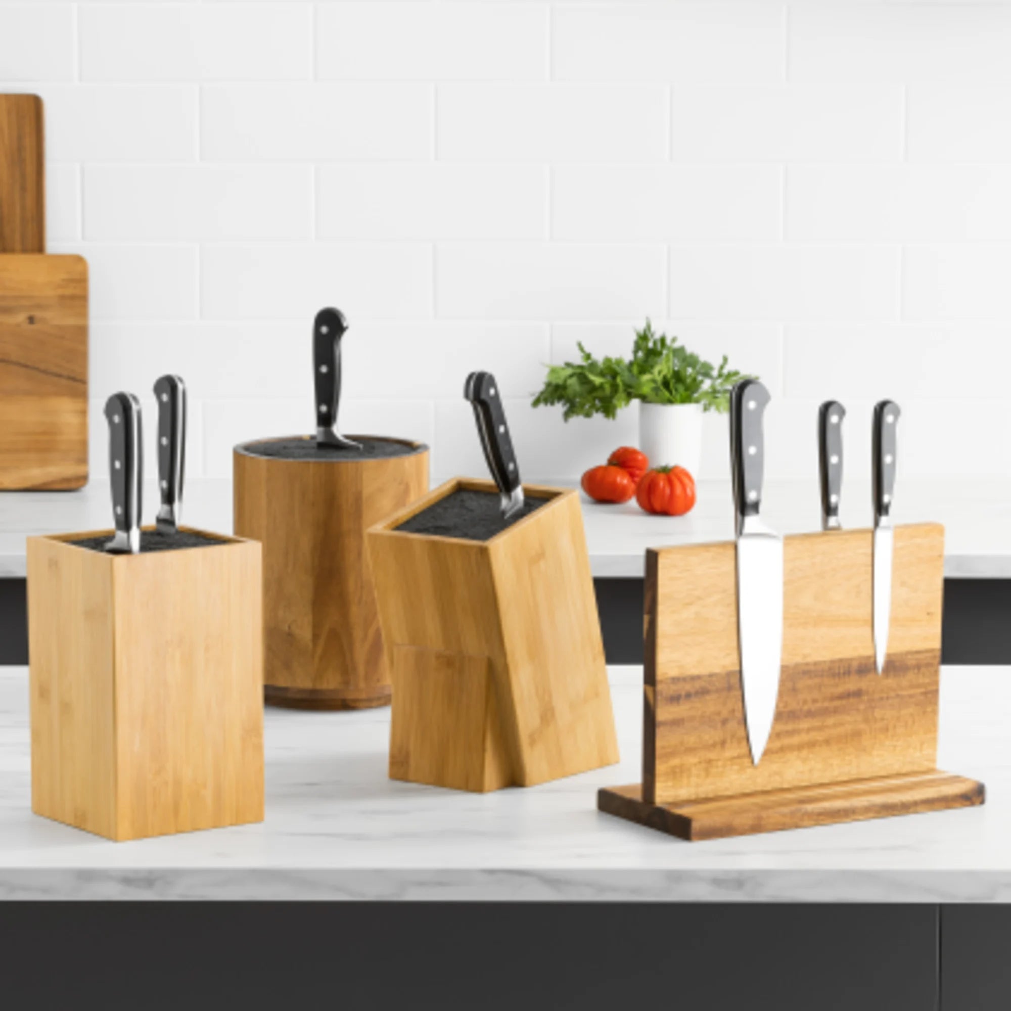 Vogue Wooden Universal Knife Block – ChefsWarehouse